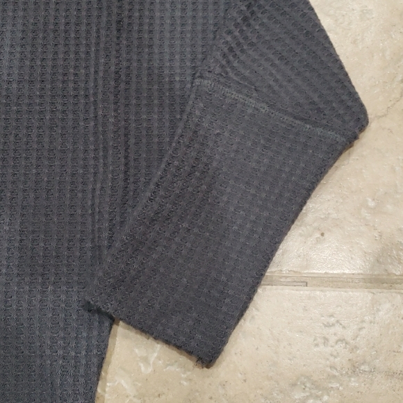 Umgee Waffle Knit Boat Neck Top - Picture 5 of 9